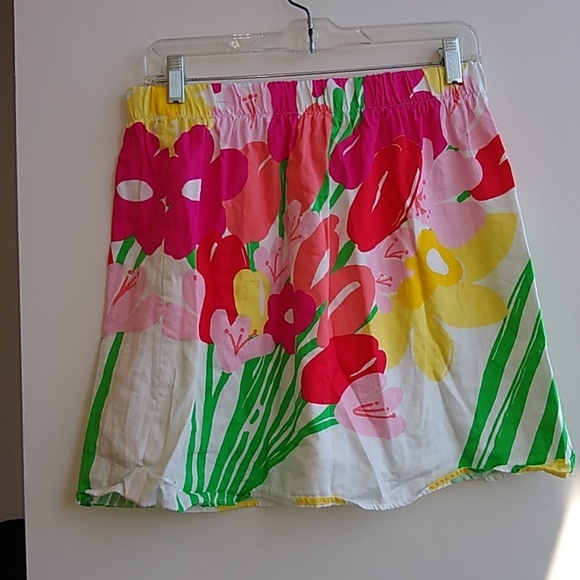 Lilly Pulitzer cotton abstract floral skirt, Large - Picture 2 of 6